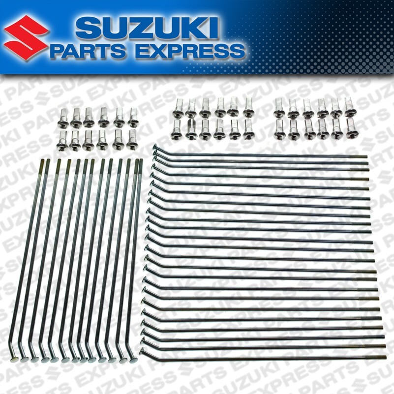 NEW OEM GENUINE SUZUKI FRONT WHEEL SPOKE SET DR-Z400S DR-Z400SM