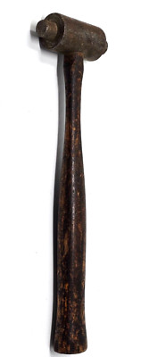 Tool Shot Annex Vintage Metal Head offset Hammer with wood handle 11 1/4'' 14 oz