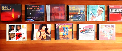 11er CD-Sammlung Top-Hit's, Oldies, Besonderheiten  60er-90er Jahre  mit Box