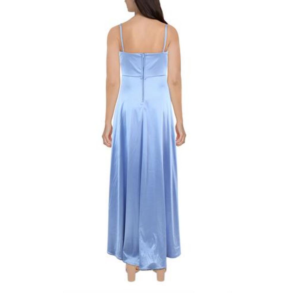 Женское атласное вечернее платье без рукавов City Studio для юниоров BHFO 1177