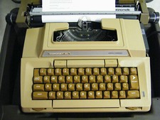 Vintage Smith-Corona Electric Typewriter, Model 6E, 117 Volts thumbnail