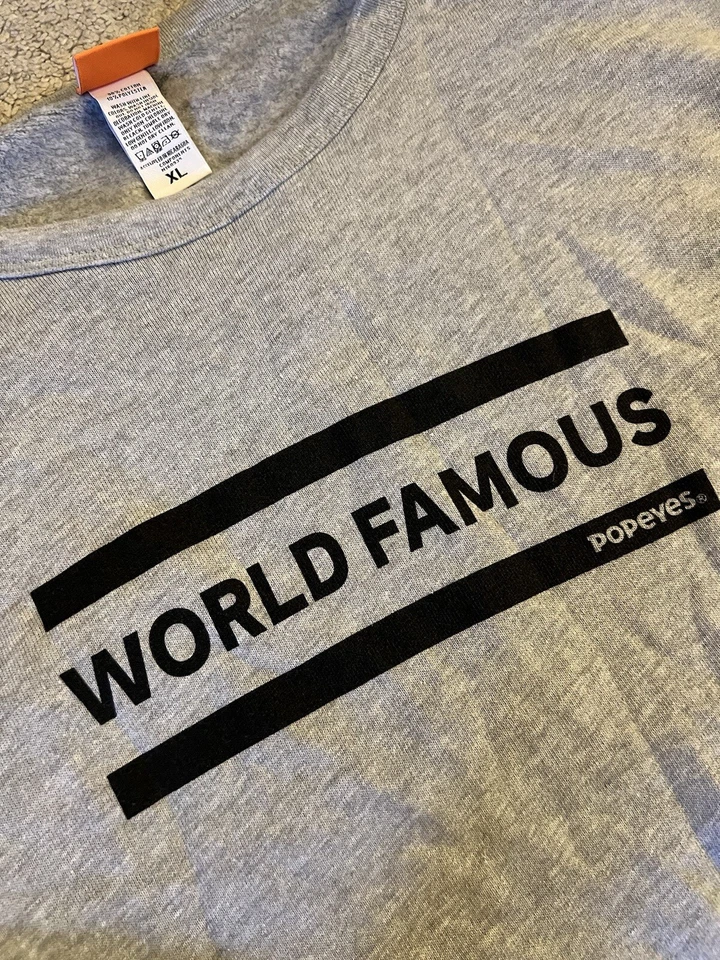 Popeyes Fried Chicken World Famous Love That 卫衣 运动裤 XL 套装 全新 — 第 3/4 张图片