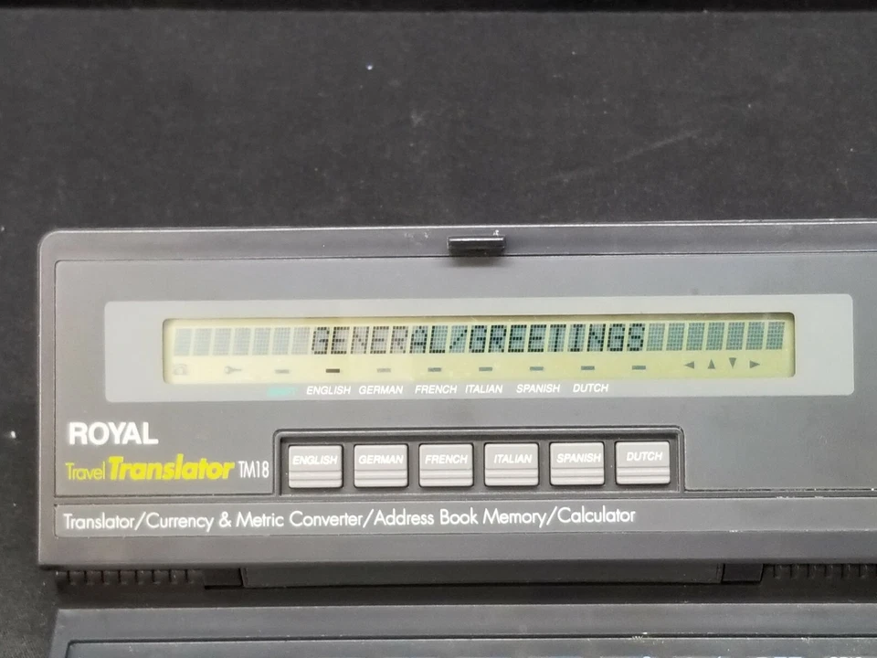 Royal Travel Translator, 5 Languages, New Batteries, Model TR18 - Image 2 of 4