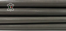 GREY SHINY VEGETABLE TAN Strong Italian Goat Leather 2 skins 7sqf 0.7mm #C4849