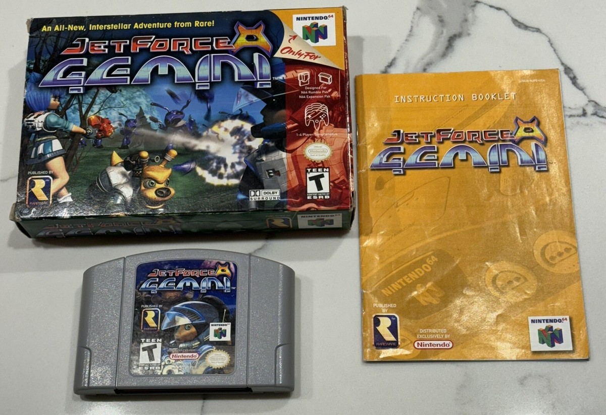 Jet Force Gemini (Nintendo N64, 1999) 1st Print Authentic Complete