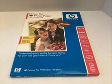 HP Premium Plus Photo Paper 8.5"x 11" High Gloss 11.5 mil Inkjet AB 25 Sheets