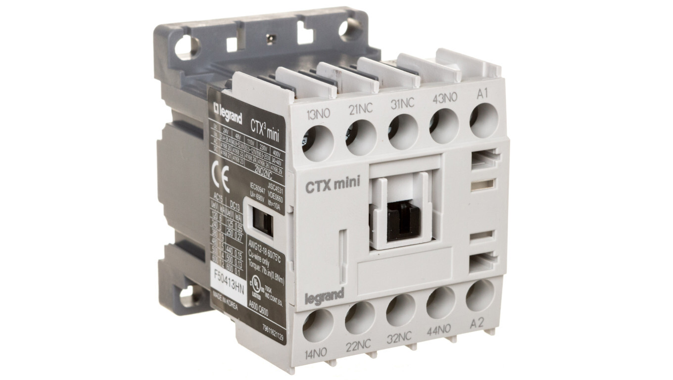 Auxiliary contactor 16A 2Z 2R 230V AC CTX3 416826 /T2UK