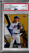 2018 Finest Noah Syndergaard Gold Refractor PSA 10  /50