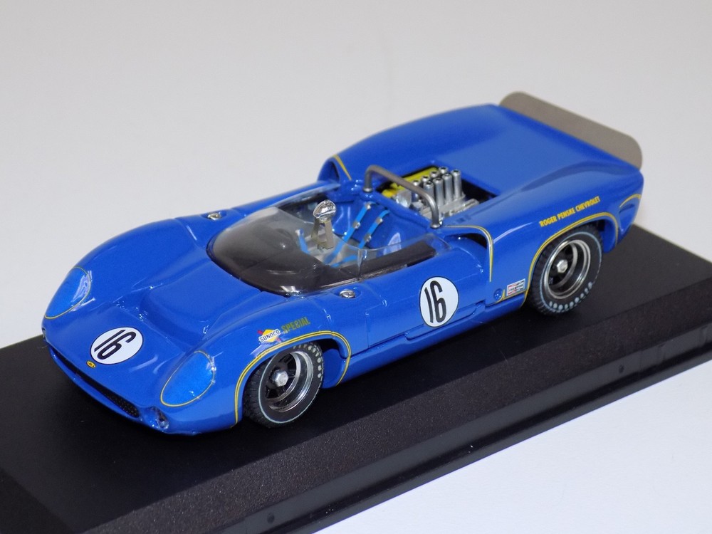 1/43 Best Model Lola T70 Spider Car #16 from 1966 St Jovite M.Donohue #WAW001