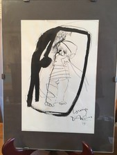 DISEGNO A CHINA QUADRO ‘79 firmato dal noto artista Lorenzo D’Andrea