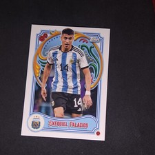 2023 Topps Argentina Fileteado Exequiel Palacios #15 Bayer Leverkusen