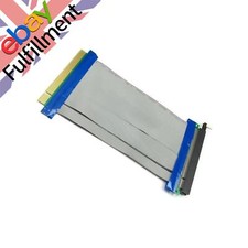 Male To Female PCI-E x16 Powered Flexible Riser Cable Extension Card Adapter x