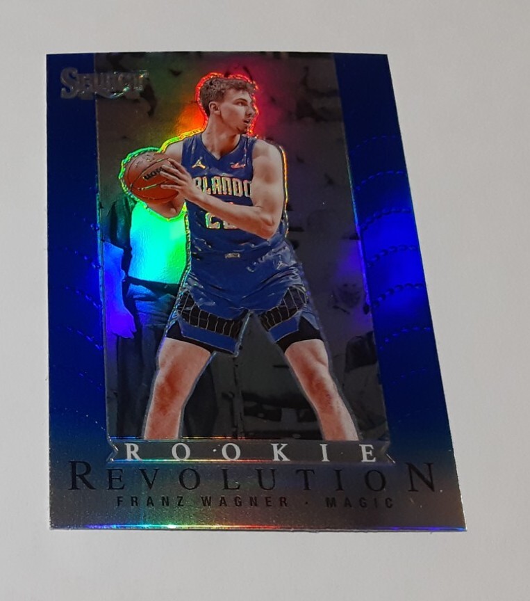 2021-22 Panini Select Franz Wagner Rookie Revolution card #24 BLUE Prizm SP