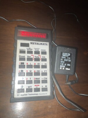 Vintage SC Applied Technology METALMATE Working Calculator HARD TO FIND