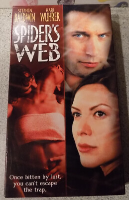 Spider's Web - VHS - Kari Wuhrer - Stephen Baldwin - Benjamin King