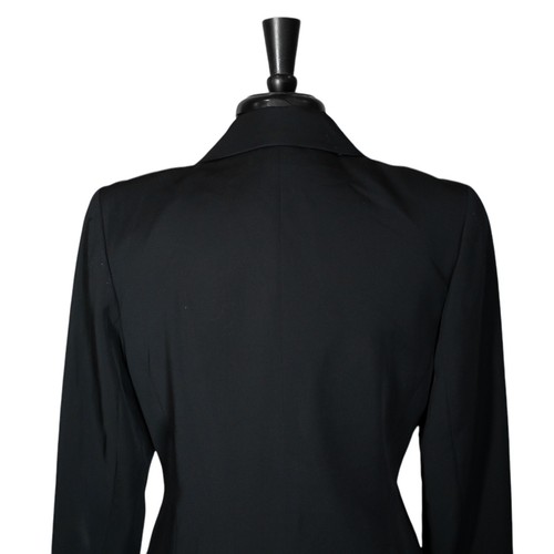 Talbots Women's Blazer Black Wool Two Button Lined Career Work Vintage Jacket 8P - Picture 7 of 9