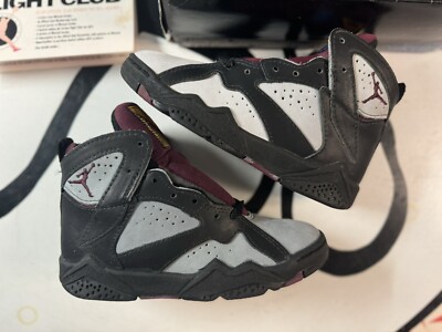 Vintage OG 1992 NIKE AIR Baby JORDAN VII 7 Bordeaux Size US 13.5