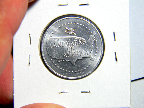 Ficha de juego de monedas Golden Gate Bridge Sunoco Landmarks of America (0422) - Imagen 5 de 5