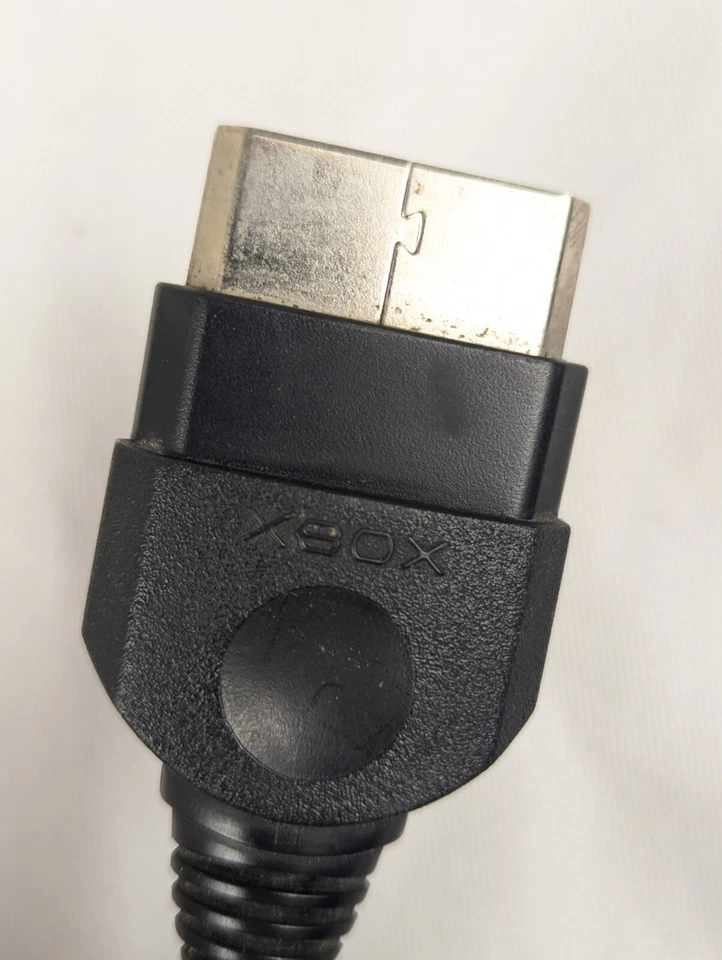 Cable de Video Oficial Microsoft Xbox Original RCA AV - OEM Auténtico Probado Foto 4 de 4