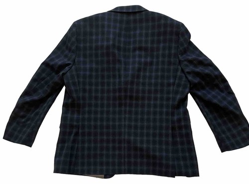 Blazer Giacca Cappotto Sportivo Jean Paul Germain Lana Seta Seta Blu Uomo 46R Riparazione Bottone - Foto 9 di 19