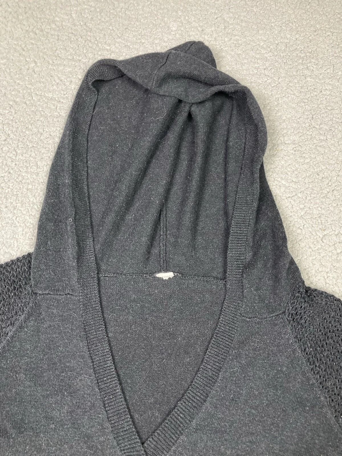 lole dress mara hood drawstring waist knit soft sweater