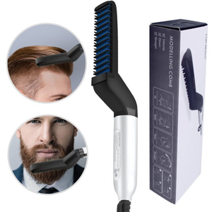 Plancha Para Barba De Hombre Plancha Para Cabello Alisador de Barba  Electrico | eBay