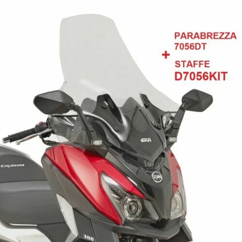 Parabrezza trasparente Per DT per moto