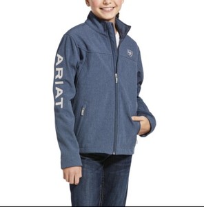 Ariat Youth New Team Softshell Jacket – Lake Life Heather 10028364