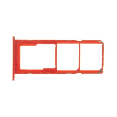 SIM Micro SD Card Tray Dual for Samsung Galaxy A02s Red Replacement Repair Parts