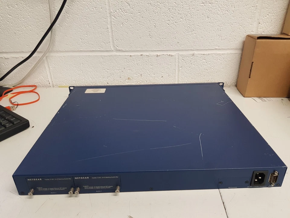 Netgear GSM7328S ProSafe GSM7328S Gigabit L3 Stackable Switch with Ear MountRack - Image 4 of 4