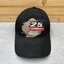 SUZUKI 25th Anniversary Hat Ball Cap ADJUSTABLE Black First on 4 Wheels