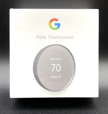 NEW SEALED: Google Nest Smart WIFI Thermostat Alexa Model G4CVZ Charcoal (Black)