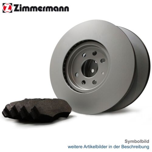 ZIMMERMANN Bremsscheiben Set + Beläge für AUDI Q5 A4 B8 Avant 8K5 8K2 A5 8T3 8F7 - Afbeelding 1 van 3