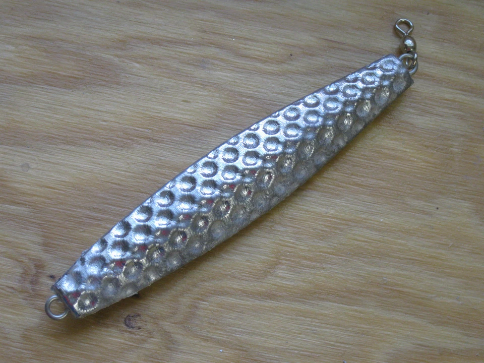 STUARTS STALKERS Saltwater fishing jig 5 pk 16oz Hammered Diamond ling Cod lure no paint or hook