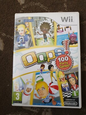 OOPS 100 PARTY GAMES NINTENDO WII PLAYERS