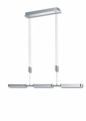 Deutsche LED Pendelleuchte 30W/230V Höhenverstellbar Nickel Matt Dimmbar 2700lm - Bild 1 von 2