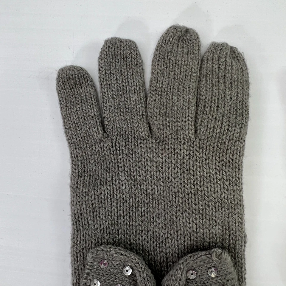 Guante Gap Niña Lazo Medio Lentejuelas Brillante Informal Niños Jóvenes Nieve Invierno Núcleo No Foto 3 de 4