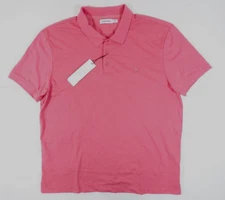 Calvin Klein Shirt Smooth Cotton Polo | Rapture Rose | Large