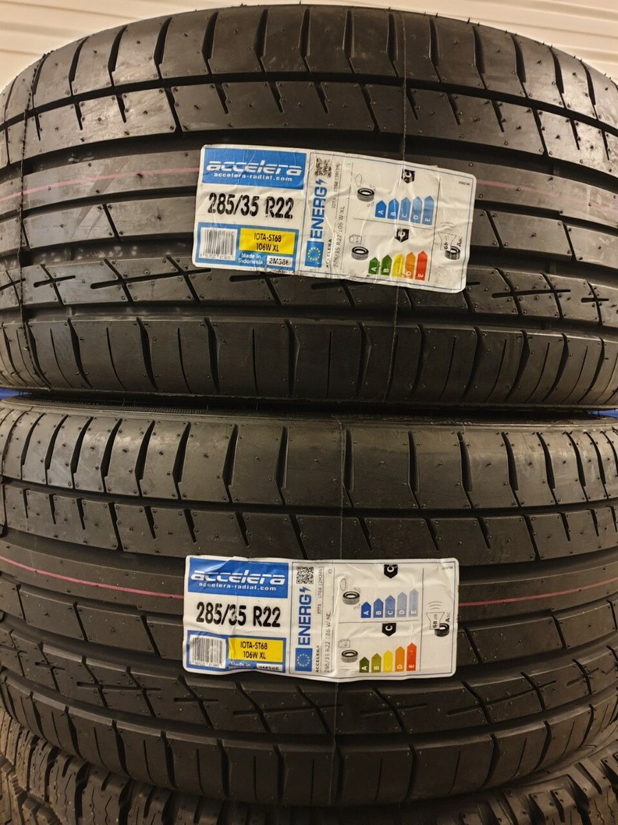 2X NEW ACCELERA ST68 285/35 ZR22 XL 106W SUV TYRES A/S 285 35 22
