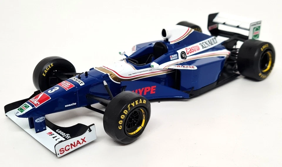 Atlas 1/24 Williams FW19 Jacques Villeneuve 1997 F1 Car Diecast Scale Model Car - Image 3 of 4