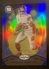 2021 Certified Mirror Blue /75 Saquon Barkley #57 NM