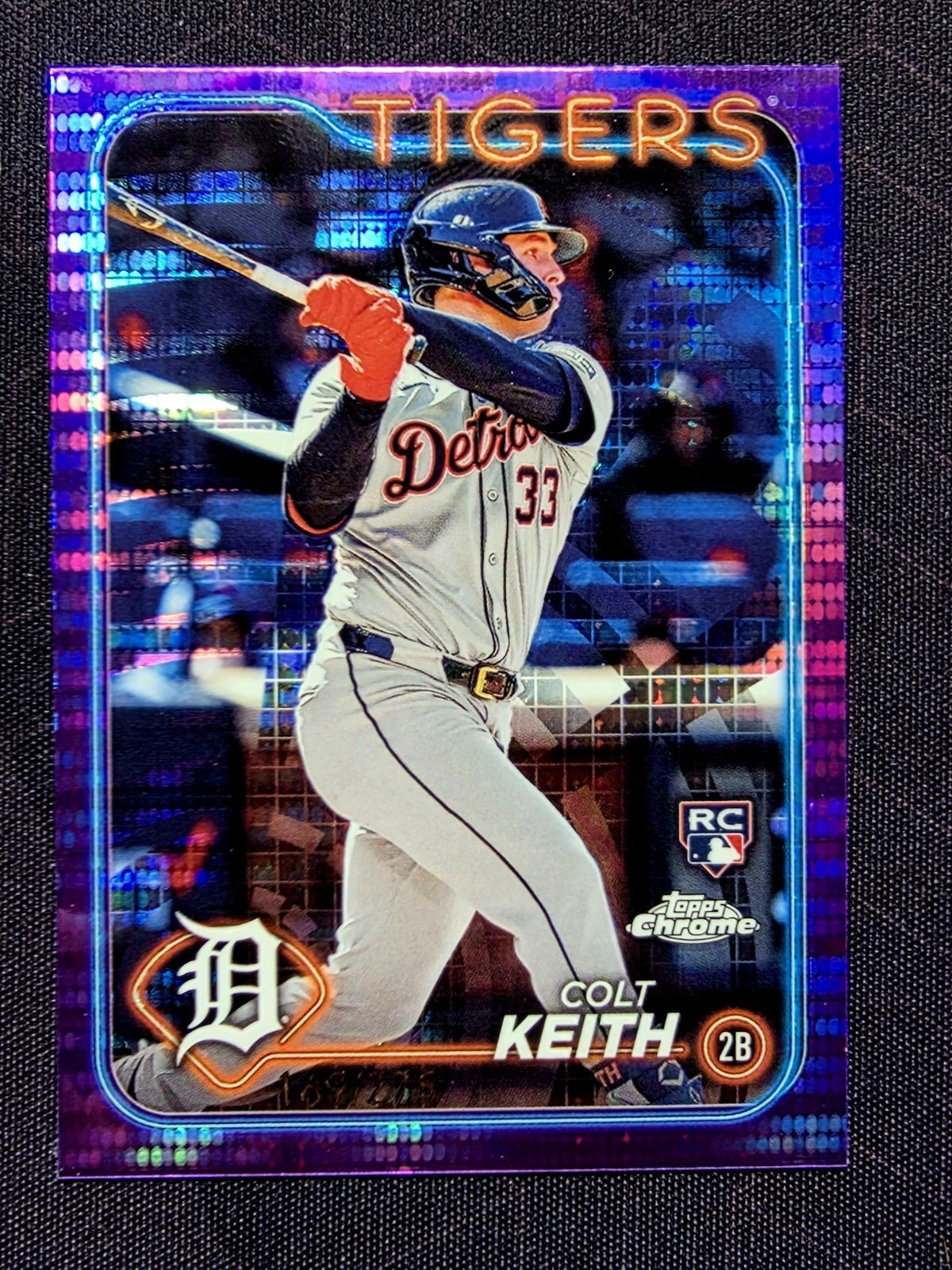2024 Topps Chrome - Colt Keith #2 Purple Sonar Refractor /275 (RC)
