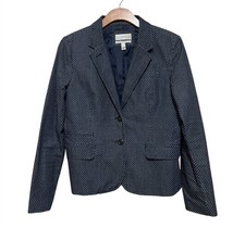 J. Crew Schoolboy Blazer Polka Dot Tailored 100 Cotton Heritage Preppy Classic
