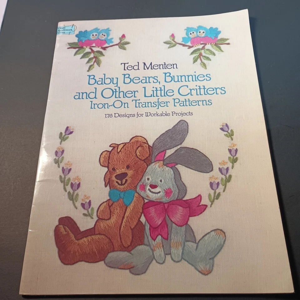 6 Assorted Iron On Transfer Pattern Books Tulip Gick Dover - Image 2 of 4