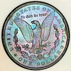 1900 P MORGAN! TERMINAL TONED RAINBOW GEMBU+++***SPECIAL COIN**#P64878