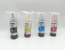 Epson 522 Ink Bottle Set Inkjet Black Cyan Magenta Yellow - 65ml bottles