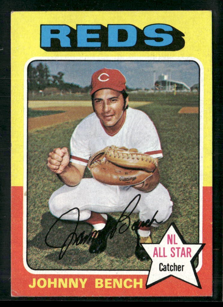 1975 Topps Mini - Johnny Bench #260 Cincinnati Reds