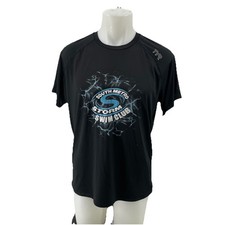 NEW Black TYR Men Short Sleeve Tee Medium Crew Neck Sz M K13