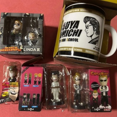CROWS WORST CRAZY KIDS Mini Figuren 4 Enthält Boya Yasuda, Honjo, Linda Award