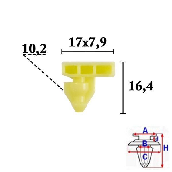 Fits ROMIX ROM C70589 Upholstery pin ROM C70589 Upholstery pin (quant ⭐UK Stock⭐